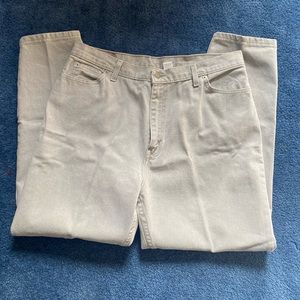 Faded Glory Jeans Women  18 Petite, Off White